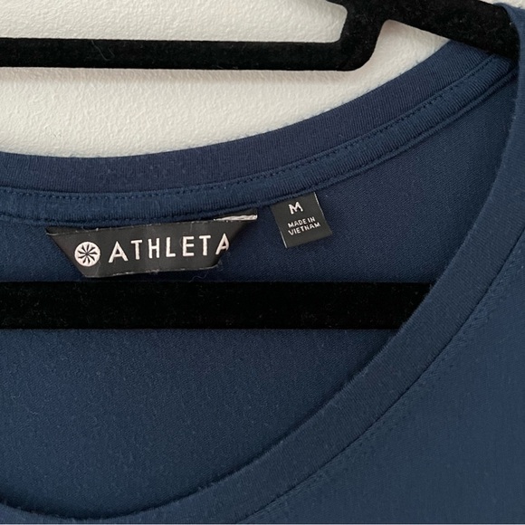 Athleta Draped Crew Dress in Constellation Blue - Picture 4 of 4